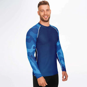 T-shirt de compression respirant à manches longues pour le sport, imprimé par sublimation, à séchage rapide, pour l'entraînement sportif - Product Image 6