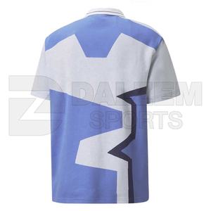 เสื้อกีฬาสำหรับผู้ชายเสื้อโปโลพิมพ์ลายซับลิเมชันเสื้อกอล์ฟลำลอง - Product Image 6