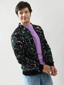 Vestes de baseball varsity en satin personnalisées pour hommes, imprimées par sublimation, de haute qualité, longues vestes coupe-vent pour hommes - Product Image 3