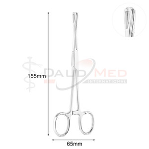 Pennington ring Forceps Piercing Septum-Herramienta de bloqueo ranurado de acero inoxidable 316L para labio Vientre Ombligo Lengua Kit de perforación corporal - Product Image 5