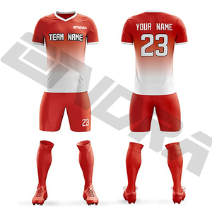 Logo personnalisé en gros sérigraphie club de football équipe de football pour hommes maillot de football personnalisé uniforme de football - Product Image 1