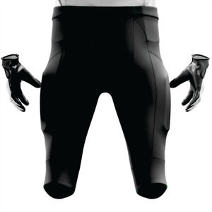 Personalizado 100% poliéster sublimado uniforme de fútbol americano transpirable blanco negro aparejos sarga equipo corto Jersey logotipo frontal - Product Image 6