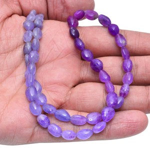 Cuentas de Piedras Preciosas de Hackmanita AAA+ de 5x7mm-7x10mm, Reactivas a los Rayos UV, Ovaladas, Naturales, con Cambio de Color Tenebrescente, para Joyería - Product Image 6