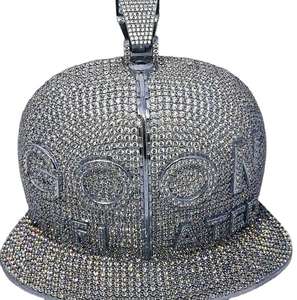 Collar con colgante de gorra para hombres y mujeres, joyería gótica Punk - Product Image 3