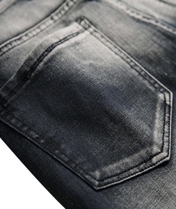 Mens Vintage Distressed Ripped Breathable Denim <b>Jeans</b> <b>Button</b> Regular Fit Cotton Streetwear Dark Winter Y2K Trendy Urban - Product Image 5