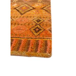 พรมไหมพรมและไหมไผ่ถักมือ รุ่น Manchaha Lev-771 สีแดงและสีส้ม สำหรับใช้ในบ้าน - Product Image 4