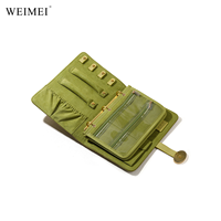 WEIMEI Verpackung Tagebuch-Design Samt-Schmuckbeutel für Ohrringe Armband Halskette Ringe Aufbewahrung für Frauen