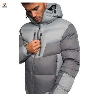 เสื้อโค้ทผู้ชายสำหรับฤดูหนาว, เสื้อโค้ทผ้าคอตตอนทรงสั้นขนาดใหญ่พิเศษมีฮู้ดสำหรับผู้ชาย - Product Image 6