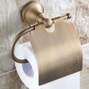 Soporte de pañuelos de metal duradero con un elegante aspecto antiguo y adecuado para agregar acentos vintage a los baños - Product Image 3