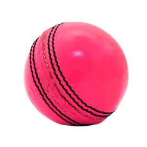 Pelota de Críquet Roja de Cuero para Práctica, Grado A, Cosida a Mano, Pelota de Críquet Deportiva Pakistaní de Buena Calidad - Product Image 1