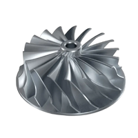 5 axes CNC usinage aluminium/acier inoxydable métal Turbine-pièces mécaniques de précision personnalisées