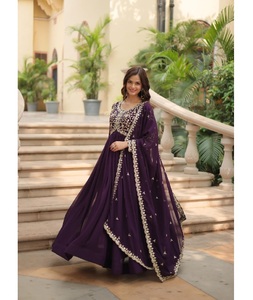Low Price Engagement Dress for Women in India Floor-Length Peach Gown |  Alibaba.com