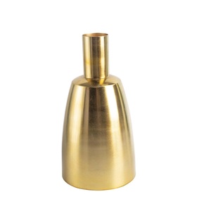 Florero de metal de calidad superior con acabado antiguo para decoración de sala de estar y jardín a bajo precio - Product Image 1