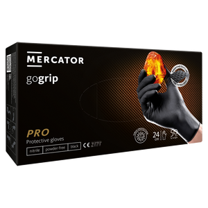 Gants Gogrip noirs pour la protection des mains - Product Image 1