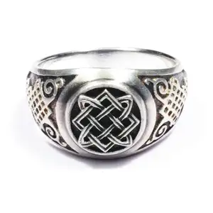 925S Bijou cool herren dekorative ringe silber nugget ring herren silber ringe 925 auf lager