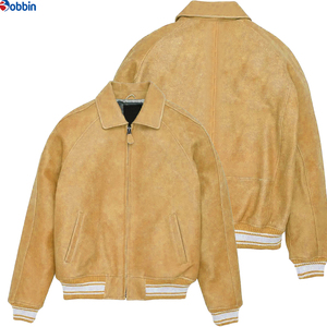Chaquetas Varsity Estilo Letterman Personalizadas de Alta Calidad para Hombre, Tela Satinada, Mangas de Cuero Genuino, Incluye Capucha para Invierno - Product Image 1