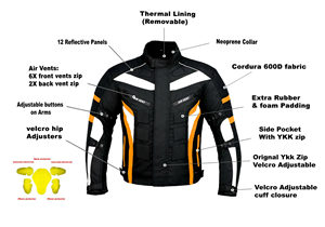 Traje de Motociclismo de Cuero Unisex Personalizado de Última Moda, Impermeable y Resistente al Viento, Estampado - Product Image 2