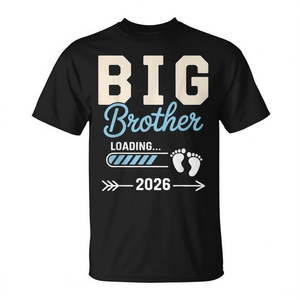 Maglietta per Bambini 'Big Brother Loading' 2026, Abbigliamento Promozionale Premium per Piccoli - Product Image 2