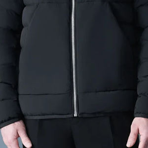 Vestes surdimensionnées personnalisées de haute qualité Tissu respirant Fermeture éclair de haute qualité Veste matelassée 2026 pour hommes Collection d'hiver - Product Image 5