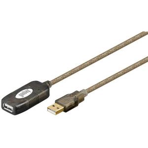 สายต่อขยาย USB 2.0 แบบแอคทีฟ พร้อมรีพีทเตอร์ USB A ชาย-หญิง 5 เมตร - Product Image 1