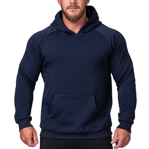 Conjunto de pantalones de chándal y Sudadera con capucha Lisa bordada con logotipo personalizado unisex para hombre, ropa de invierno de fabricantes en blanco - Product Image 2