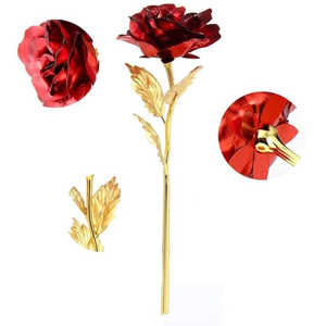 ดอกกุหลาบสีแดงสำหรับตกแต่งบ้านของขวัญวันวาเลนไทน์ดอกกุหลาบสร้างสรรค์ดอกไม้สำหรับตกแต่งบ้านโรงแรมขายดี - Product Image 1