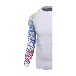 Customizable Compression Breathable Quick Dry Full Sleeve <b>MMA</b> <b>Rash</b> <b>Guard</b> for Men Adults Jiu Jitsu BJJ Gym Training Boxing - Product Image 6