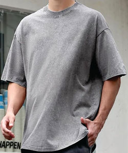 เสื้อยืดผ้าฝ้าย100% สำหรับผู้ชาย, เสื้อยืดแขนสั้นพิมพ์ลายทรงหลวมไซส์ใหญ่พิเศษสำหรับผู้หญิงและผู้ชาย - Product Image 4