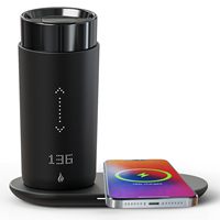 Termo Eléctrico Inteligente con Logotipo Personalizado, Batería USB, Acero Inoxidable, LED, Control de Temperatura, para Exteriores, Auto, Hotel