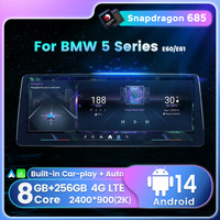 Reproductor Multimedia para Automóvil MEKEDE con Pantalla Táctil Android, Resolución de 2400*900, Qualcomm 668 680 685, Radio Estéreo para Automóvil, para BMW Serie 5 E60 E61