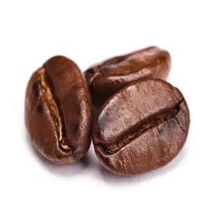 Granos de café Arábica orgánico de alta calidad tostado dorado precio al por mayor