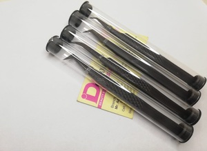 Pince à épiler d'extension de cils à pointe en fibre de plasma noire, pince à épiler à volume de poignée en diamant noir mat, pince à épiler à logo personnalisé - Product Image 2