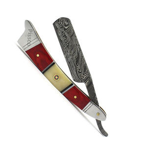 Navaja de Afeitar Recta Personalizada de Acero Inoxidable para Hombre, Navaja de Afeitar Recta con Logotipo Personalizado, Navajas de Afeitar de Acero Inoxidable para Barbería - Product Image 2