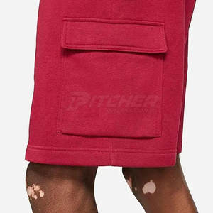 Short de survêtement pour hommes à la mode 100% coton solide décontracté à séchage rapide écologique pour les séances de sport d'été et les tenues détendues - Product Image 3