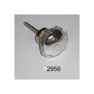 Bouton en verre fait à la main de conception de qualité supérieure rose poignées de porte de placard de meubles de qualité standard meilleures ventes pour l'utilisation de la cuisine - Product Image 2