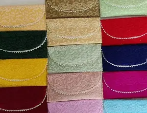 印度手工女式刺绣手包婚庆礼品回赠派对穿手包