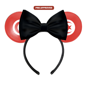 Diadema personalizada de fábrica con orejas de ratón, diseño a pedido, material de vinilo, ajuste universal para Túnez - Product Image 1