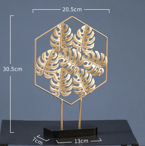 AK <b>Brass</b> High Quality Metal Leafs With Gold Finishing For Bedroom Decor And Home Decor <b>Ornament</b> Showpiece - Product Image 2