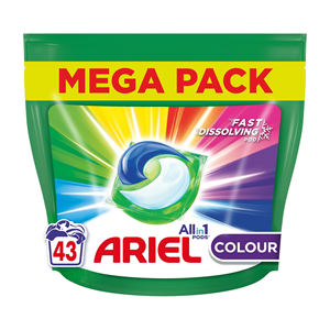 Pour Ariel Compact 57 dosettes de nettoyage doux parfum éclaircissant pour tissu puissance pour un nettoyage efficace utilisation du détergent de salle de bain - Product Image 5