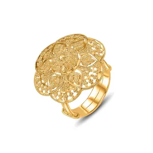 Pushpanjali <b>Vintage</b> <b>Gold</b> <b>Ring</b> with Natural Cut Stone IGI Certified Fine Jewelry for Wedding & Gift - Product Image 4