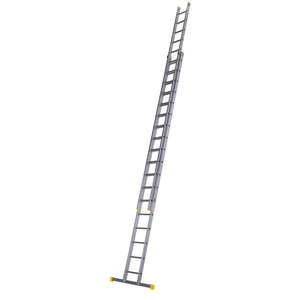 <b>Safe</b>-Grip Aluminum Extension <b>Ladder</b> with Anti-Slip Feet and Auto-Lock Protection - Product Image 2