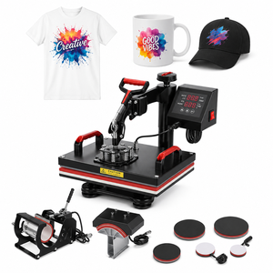 Presse à Chaud Combinée 8-en-1 Pivotante par Sublimation ASON YF1012-08 pour T-shirts, Tasses et Assiettes - Product Image 1