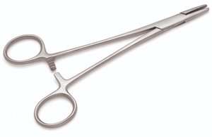 คีมผ่าตัดเย็บแผลคุณภาพสูงทำจากสแตนเลส พร้อมที่จับเข็มเย็บ - Product Image 2