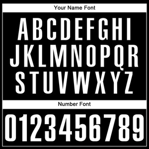 Maillot de baseball authentique personnalisé noir blanc - Product Image 5