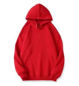 Quantité minimale de commande 1 pièce 400G Silver Fox Fleece Logo personnalisé Usine Casual Hoodies Sweat à capuche blanc Heavyweight Mens Casual Blank Color Hoodie - Product Image 4