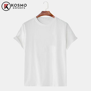 Vente en gros T-shirts 100% coton pour hommes T-shirt vierge uni à impression personnalisée de meilleure qualité pour hommes - Product Image 4