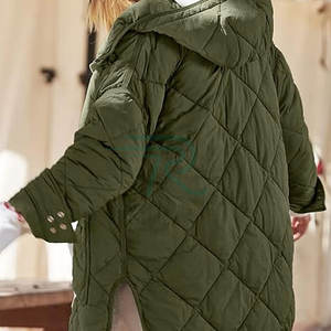 เสื้อแจ็คเก็ตกันลมกันน้ำสำหรับผู้หญิงไซส์ใหญ่ ขายส่ง แบบหนา บุใยอุ่น ระบายอากาศได้ดี มีซิป ทรงปกติ - Product Image 3