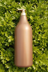 Botella de champú de plástico NBT de 2000ml para cosméticos Embalaje de color marrón dorado para jabón líquido y otros productos - Product Image 4