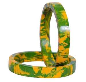 Venta al por Mayor Directa de la India, Brazaletes de Resina Estilo Ángel, Modelo de Moda, Patrón Personalizable, Diseño de Color, SAMI HANDICRAFTS - Product Image 2