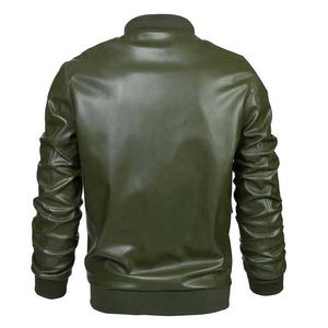 Alta calidad al por mayor precio barato hombres piel de oveja chaqueta de impresión de logotipo personalizado en diferentes colores chaqueta para los hombres - Product Image 2